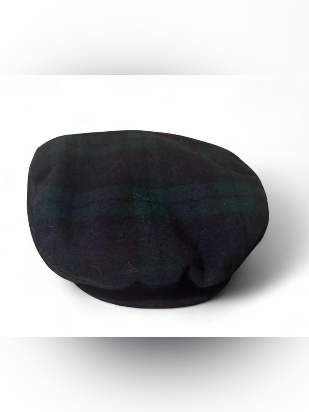 Vintage Pendleton Men’s Plaid Wool Flat Cabbie Hat Extra Large Made In USA - Picture 4 of 9
